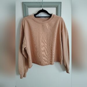 Jo And Co. Cropped Crewneck